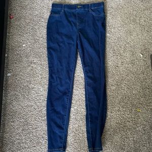 Navy blue skinny jeans